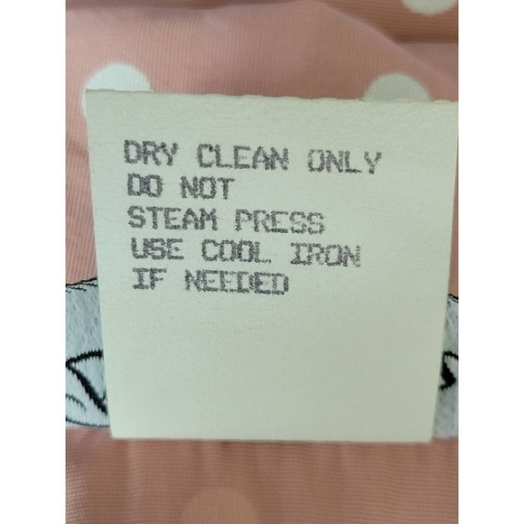 NEW Be Smart Vintage Belted Polka Dot Print Romper Size 11‎ 12 Pink White - Picture 10 of 11